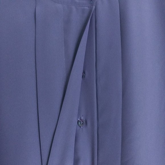 Vintage St.Michael Women's Blouse Eggplant Purple - Picture 4 of 5